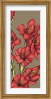 Framed Graphic Flower Panel II
