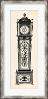 Framed Antique Grandfather Clock I