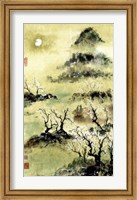 Framed Viewing Plum Blossoms in Moonlight