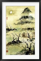 Framed Viewing Plum Blossoms in Moonlight
