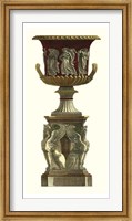 Framed Vase on Pedestal I