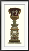 Vase on Pedestal II Framed Print
