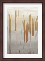 Framed Reeds and Leaves I