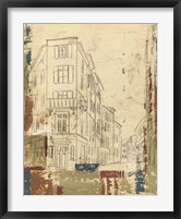 Streets of Downtown I Framed Print