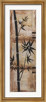 Framed Patinaed Bamboo I