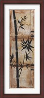 Framed Patinaed Bamboo I