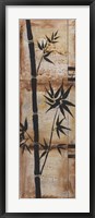 Framed Patinaed Bamboo I