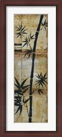 Framed Patinaed Bamboo II