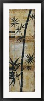 Patinaed Bamboo II Framed Print