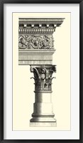 Framed B&W Column & Cornice II