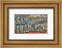 Framed Greetings from San Francisco