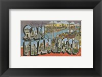 Framed Greetings from San Francisco