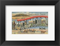 Framed Greetings from Tucumcari