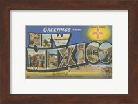 Framed Greetings from New Mexico