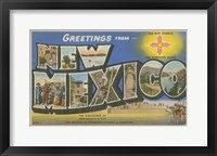 Framed Greetings from New Mexico