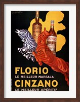 Framed Florio E Cinzano