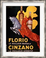 Framed Florio E Cinzano