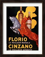 Framed Florio E Cinzano