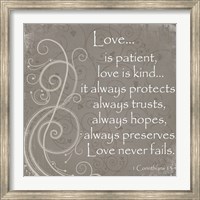 Framed Love Quote