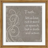 Framed Truth Quote