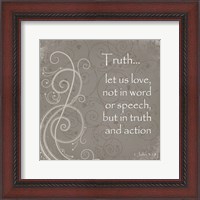 Framed Truth Quote