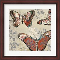 Framed Patterned Butterflies II