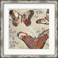 Framed Patterned Butterflies II