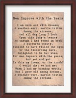 Framed Men Improve With the Years