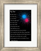 Framed My Star by Robert Browning - long