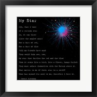 Framed My Star by Robert Browning