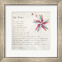 Framed My Star by Robert Browning - square