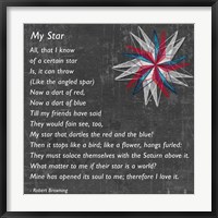 Framed My Star by Robert Browning - gray