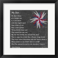 Framed My Star by Robert Browning - gray