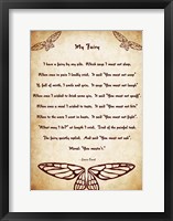 Framed My Fairy by Lewis Carroll - tall