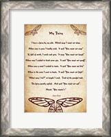 Framed My Fairy by Lewis Carroll - tall