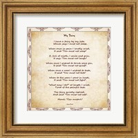 Framed My Fairy by Lewis Carroll - square