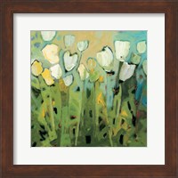 Framed White Tulips I
