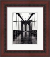 Framed Brooklyn Bridge