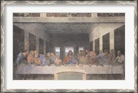 Framed Last Supper, 1498 (post-restoration)