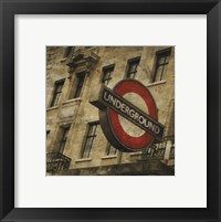 Underground Framed Print