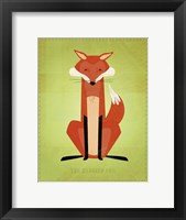 The Crooked Fox Framed Print