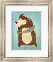 Framed Happy Bear