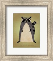 Framed Artful Raccoon