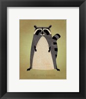 Framed Artful Raccoon