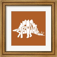 Framed Stegosaurus