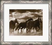 Framed Running Horses & Sunbeams