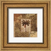 Framed Palm Patchwork I