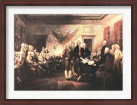 Framed Declaration of Independence