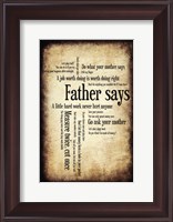 Framed Father Says