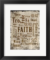 Framed Faith in Multiple Languages